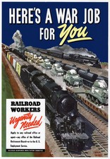 2W37 Vintage WWII Railroad