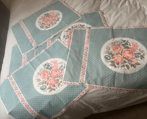 Cranston green peach floral - cranston, green/peach