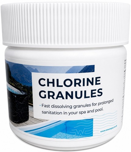 Wave chlorine granules for hot - chlorine,