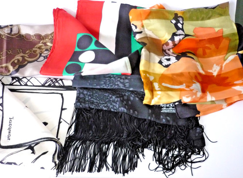 Vintage five designer silk - vintage,