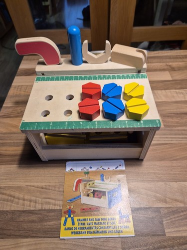 Wooden building toy set - building, hammer