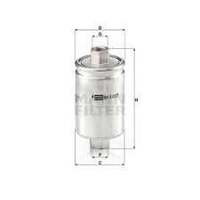 MANN WK612/2 Fuel Filter Fits