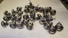 Pewter Kitchen Cabinet Knobs, Set of 33