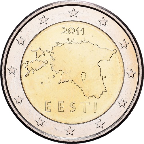 1551752 estonia 2 euro - [#1551752], estonia,
