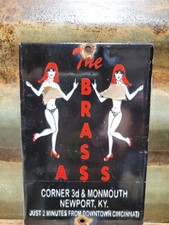 VINTAGE BROTHEL PORCELAIN SIGN