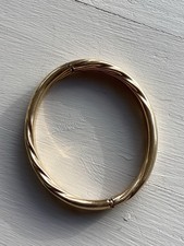 Hinged Bangle Gold 9ct Hallmarked