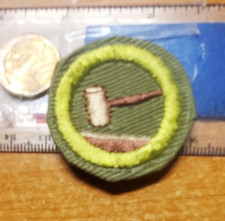 BSA Public Speaking Merit Badge, type E 1932-1959, twill non rolled edge