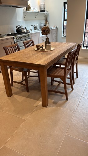 French teak dining - teak,