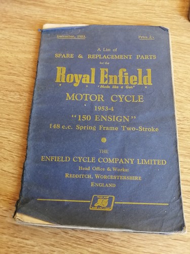 Royal enfield 150 ensign - ensign, spare