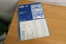 1988 KTM 125 MX ENDURO CHASSIS FRAME SCHEMATIC POSTER DIAGRAM