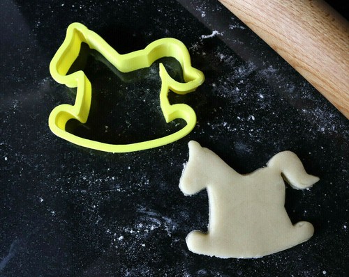 Rocking horse cookie cutter