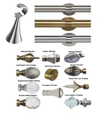 35MM EYELET CURTAIN POLE LONG