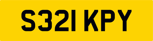 Skipy old reg number plate - skipy,