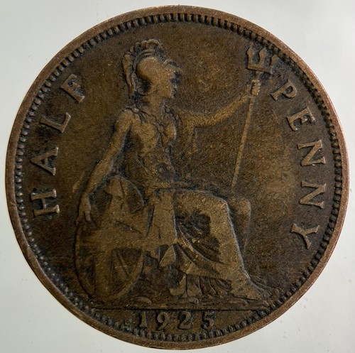 1925 george half - v, half-penny