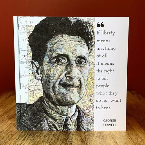 George orwell greeting - orwell,