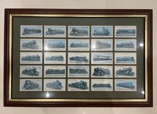 STERLING Locomotive Collect. (UNIT 306), 25 pcs in Brown Golden Frame