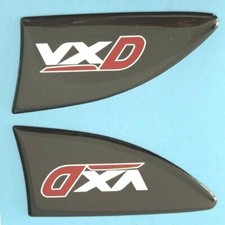 VXD Indicator - Red Repeater Stickers - HIGH GLOSS DOMED GEL - Vauxhall