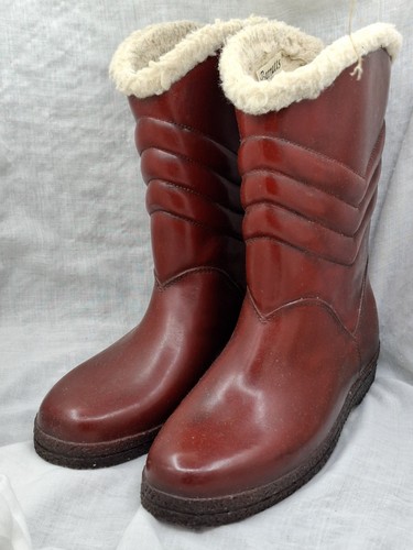 Womens red rain boots - rain,