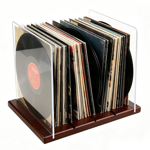 Vinyl record storage clear - record,
