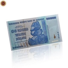 Zimbabwe 100 Trillion Silver