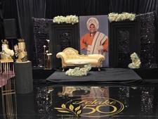 Black Seamless Dance Floor - Various sizes available (HIRE ONLY)