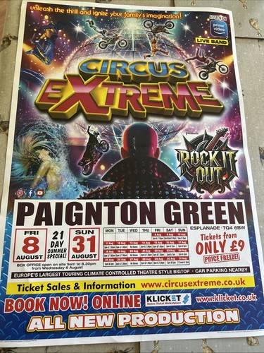 Large circus extreme poster - circus,