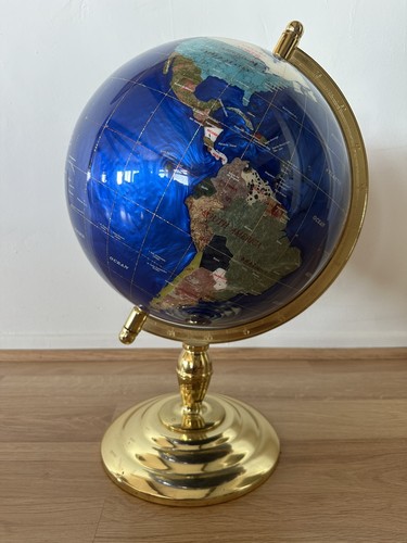 Fine gemstone globe - gemstone,
