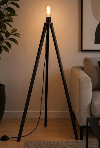 Black wooden floor - wooden,