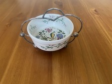 Vintage Walker & Hall Sheffield Stand And Bowl (bowl Has No Stamp See Picture).