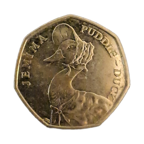 2016 50p jemima puddle duck - 2016,