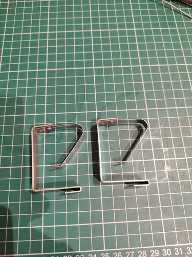 Set two clamps no - of,