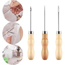 3x Sewing Awl Punching Tool