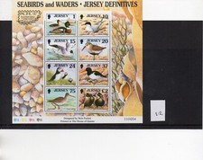 GB - Jersey - Miniature sheet (XX12) 1997 - Seabirds & Waders Pacific 97 - mint