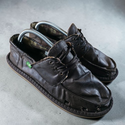 Sanuk overboard moc toe brown - overboard,