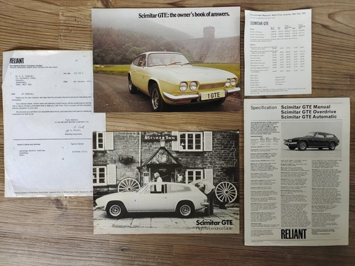 Reliant scimitar gte 1973 - reliant,