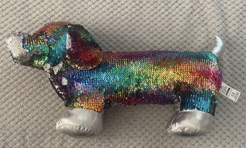 Sequin flip sausage - flip, dog