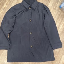 Broadstone Bros Tailored Fit Tranch Coat British Made British Heritage Size XL