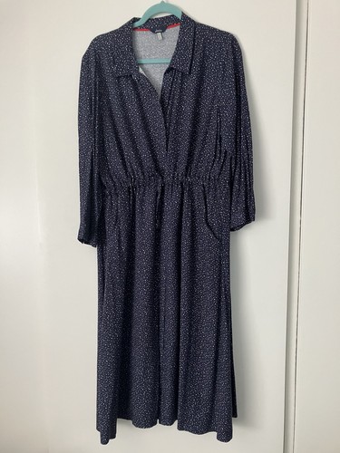 Joules navy star - midi, dress