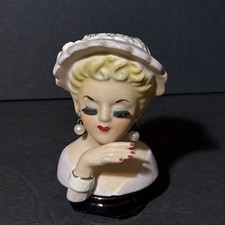 3.5" Lady Head Vase Planter