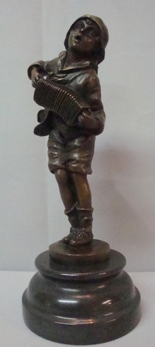 Statue boy art deco style - art,