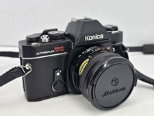Konica Autoreflex TC 35mm SLR Film Camera + Hexanon  AR Lenses, 50mm