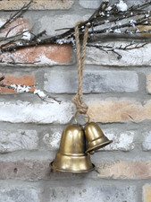 Rustic Gold Hanging Bells on