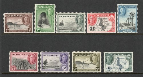 Nyasaland 1945 set - 1945, 1/-