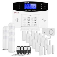 Home GSM alarm system wireless scare burglar away for house security