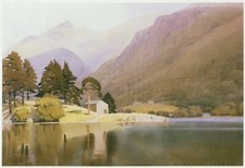 Grasmere Island W Heaton Cooper print in 11 x 14 mount ready to frame SUPERB
