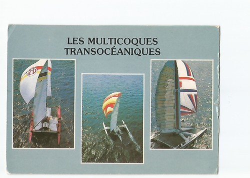 Modern postcard sailing - sailing, ship