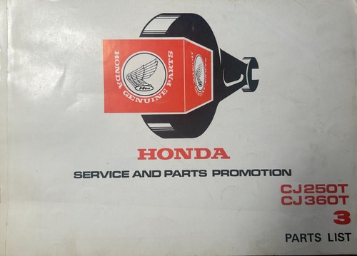 Honda cj250t cj360t genuine - honda,