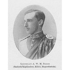 BOER WAR Lieut AMW Brodie