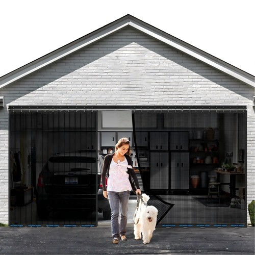 Sliding garage door - sliding, screen