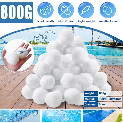 800g pool filter balls - pool, sand